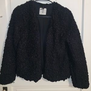 H&M Faux Fuzzy Jacket / Bolero